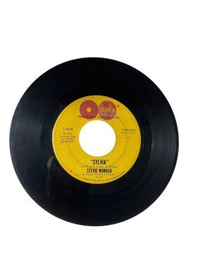 Stevie Wonder 45 RPM Vinyl Record 1966 Tamla T-54139 Sylvia & A Place In The Sun